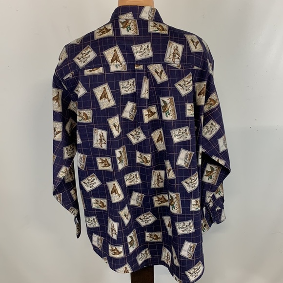 Woolrich Duck Theme long sleeve button down collar shirt. XL - Picture 6 of 8